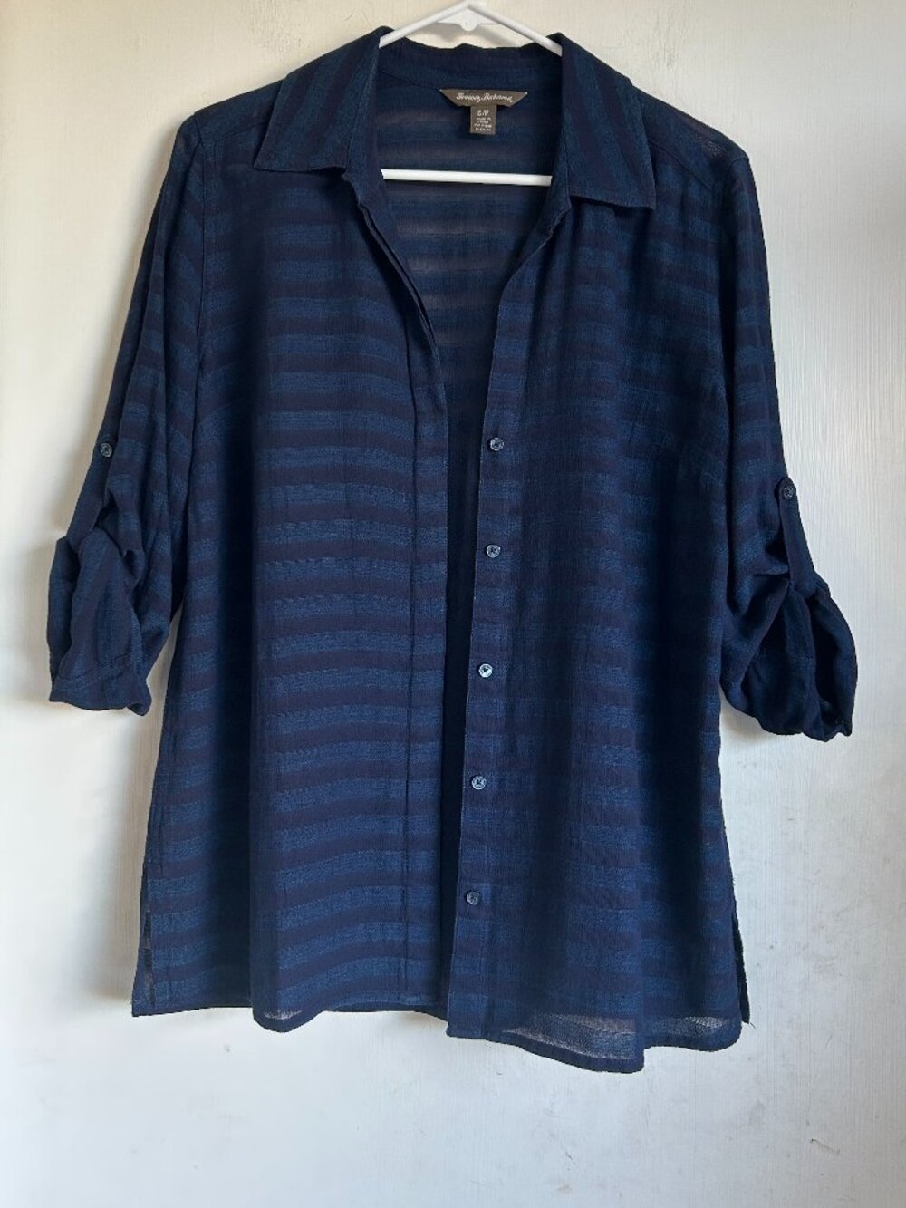 Tommy Bahama - Blue Stripe Linen Top